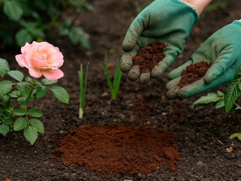 Кофейная гуща как секрет яркого цветения для вашего сада